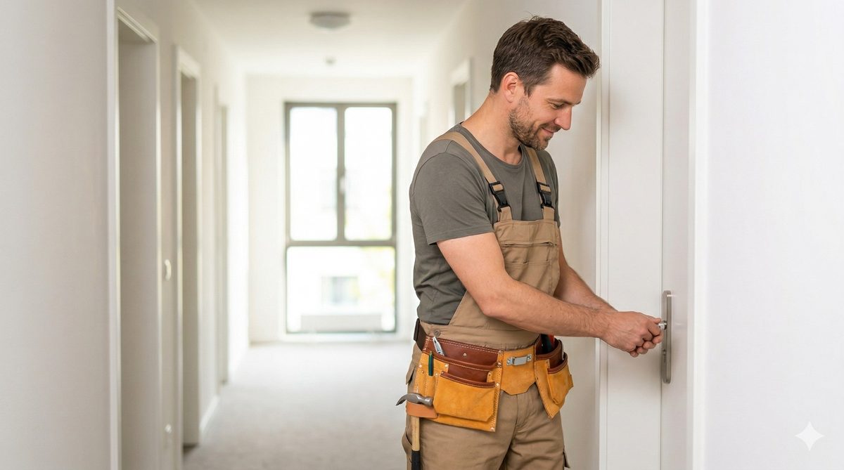 Hausmeisterservice Berlin – Hauswart bei Kleinreparatur im Wohngebäude